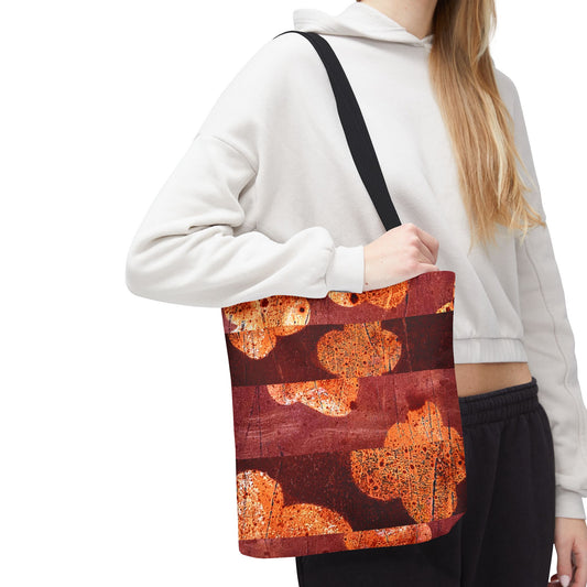 The Everything Tote - Rustic Stripe/Bloom, Sunset