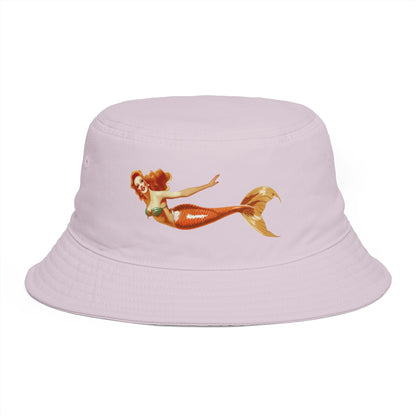 Mermaid Vintage Pin-Up Bucket Hat